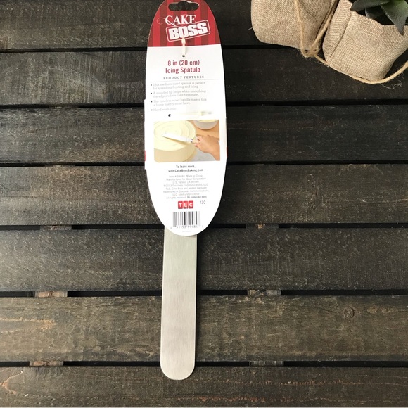 Cake Boss 8in Stainless Steel Icing Spatula - Picture 4 of 10